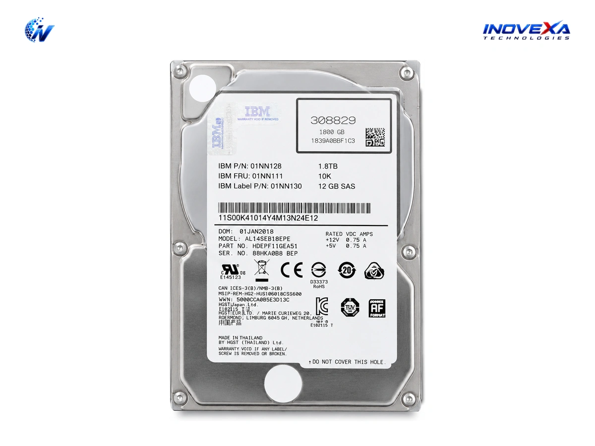 IBM 1.8TB 10K SAS HDD | INOVEXA Technologies | INOVEXA Technologies